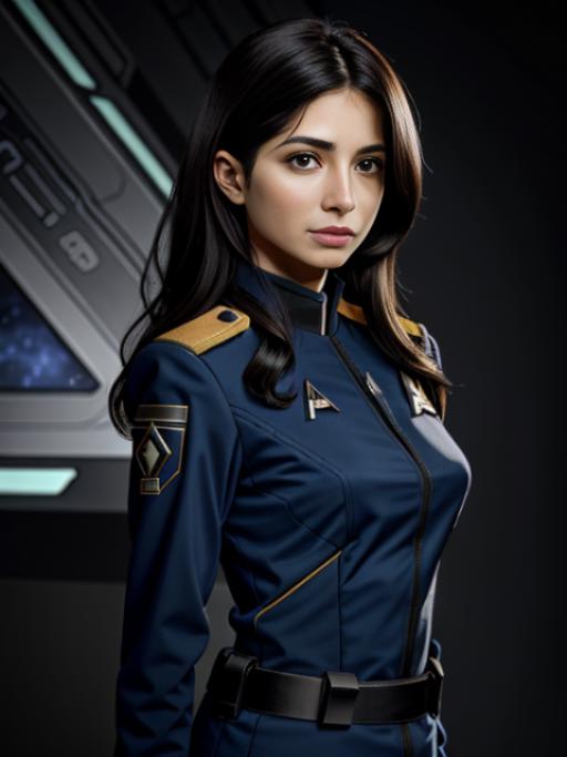 00006-1217677820-RAW, photo, professional portrait, Sarah Shahi, Star Trek TOS Science Uniform,.png